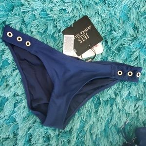 nwt women's 8 blue jets by Jessica allen bikini o